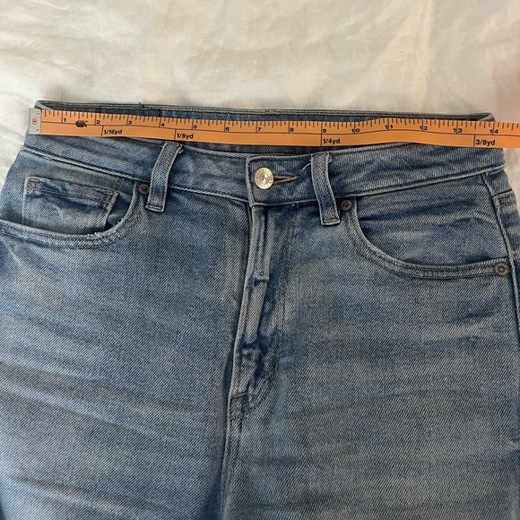 AE Mom Straight Jeans Washed Out Blue - Picture 5 of 8